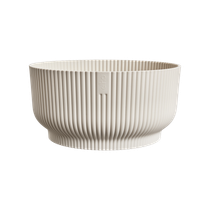 vibes fold bowl 25cm linen white